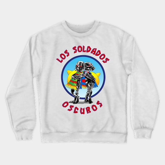 Los Soldados Oscuros Crewneck Sweatshirt by zerobriant